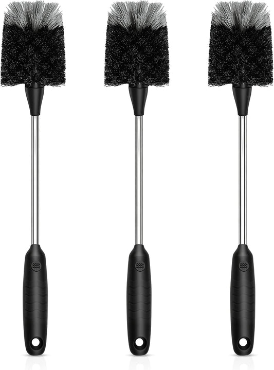 Long-Handle Bottle Cleaning Brushes, 3 Pack