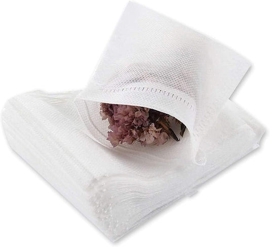 White Drawstring Tea Filter Bags, 400 Count